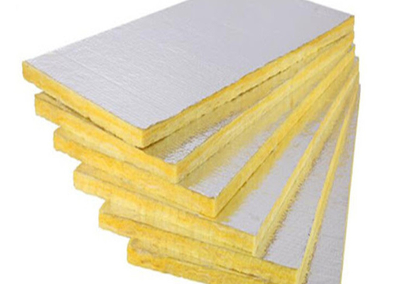 Harmless Glasswool Sandwich Panel , Noise Reduction Thermal Insulation Glass Wool