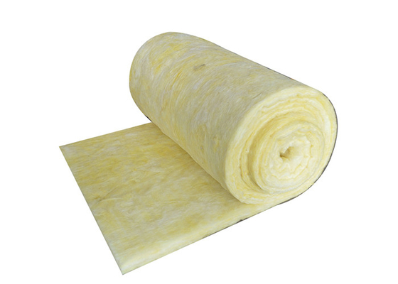 Weather Resistant Fiber Glass Wool Insulation Thickened Nontoxic