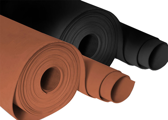 PVC NBR Black Rubber Insulation Sheet Self Adhesive Waterproof