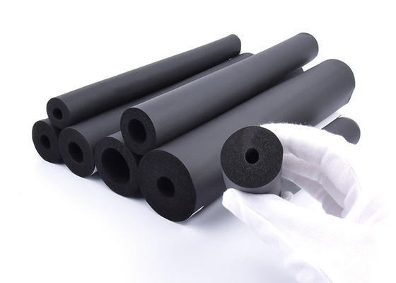 Fireproof Black Foam Rubber Insulation Pipe Multiscene 40kg/M3-70kg/M3