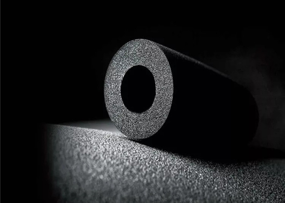 Antproof Foam Rubber Insulation Pipe Moistureproof Black Grey Color