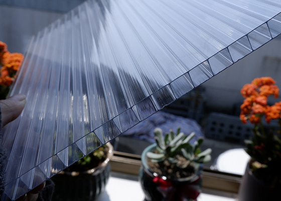 Heatproof Nontoxic Clear Plastic Roof Sheets , Practical Transparent Sheet For Roof