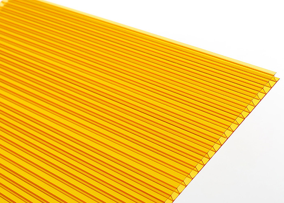 Flame Retardant PC Hollow Board , Multifunctional Greenhouse Roof Panels