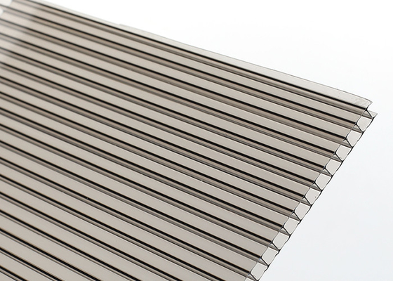 Flame Retardant PC Hollow Board , Multifunctional Greenhouse Roof Panels