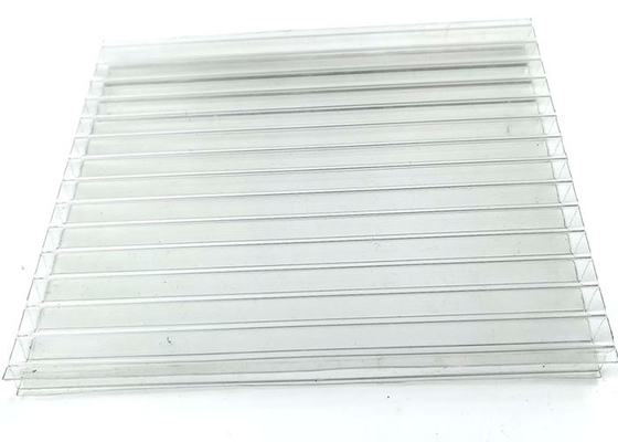 Multiscene Twin Wall Polycarbonate Panels , Heatproof Translucent Roofing Sheets