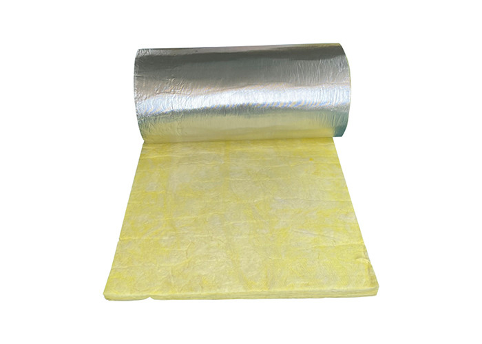 Moistureproof Glass Wool Insulation Sheet Roll Anti Erosion Practical