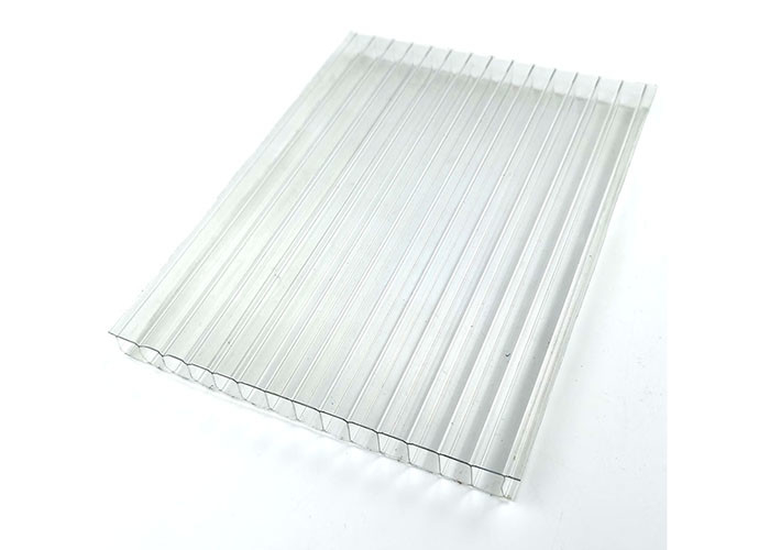 Multiscene Twin Wall Polycarbonate Panels , Heatproof Translucent Roofing Sheets